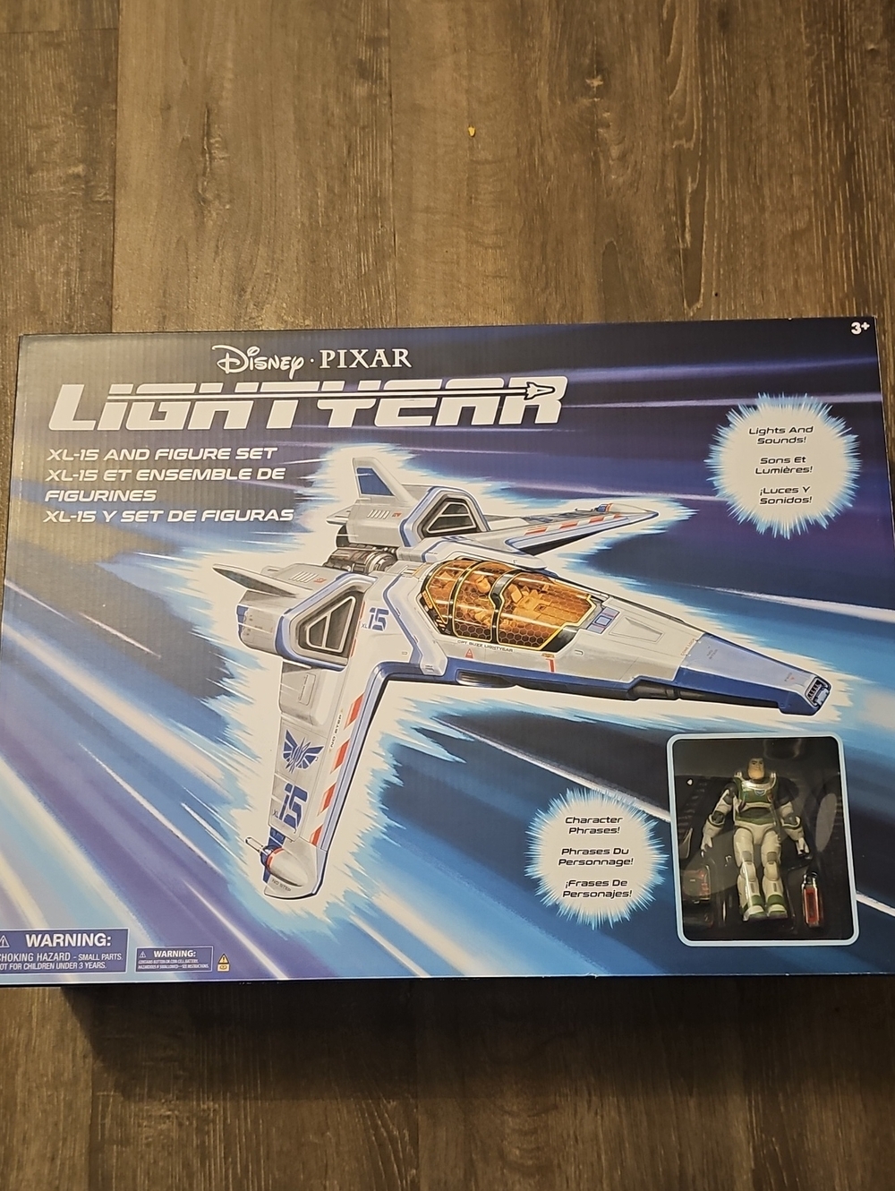 Disney Lightyear XL-15 Ship Toy - White, Blue, Gold